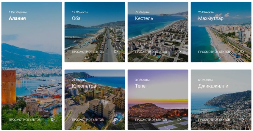 Апартаменты и недвижимость в Турции